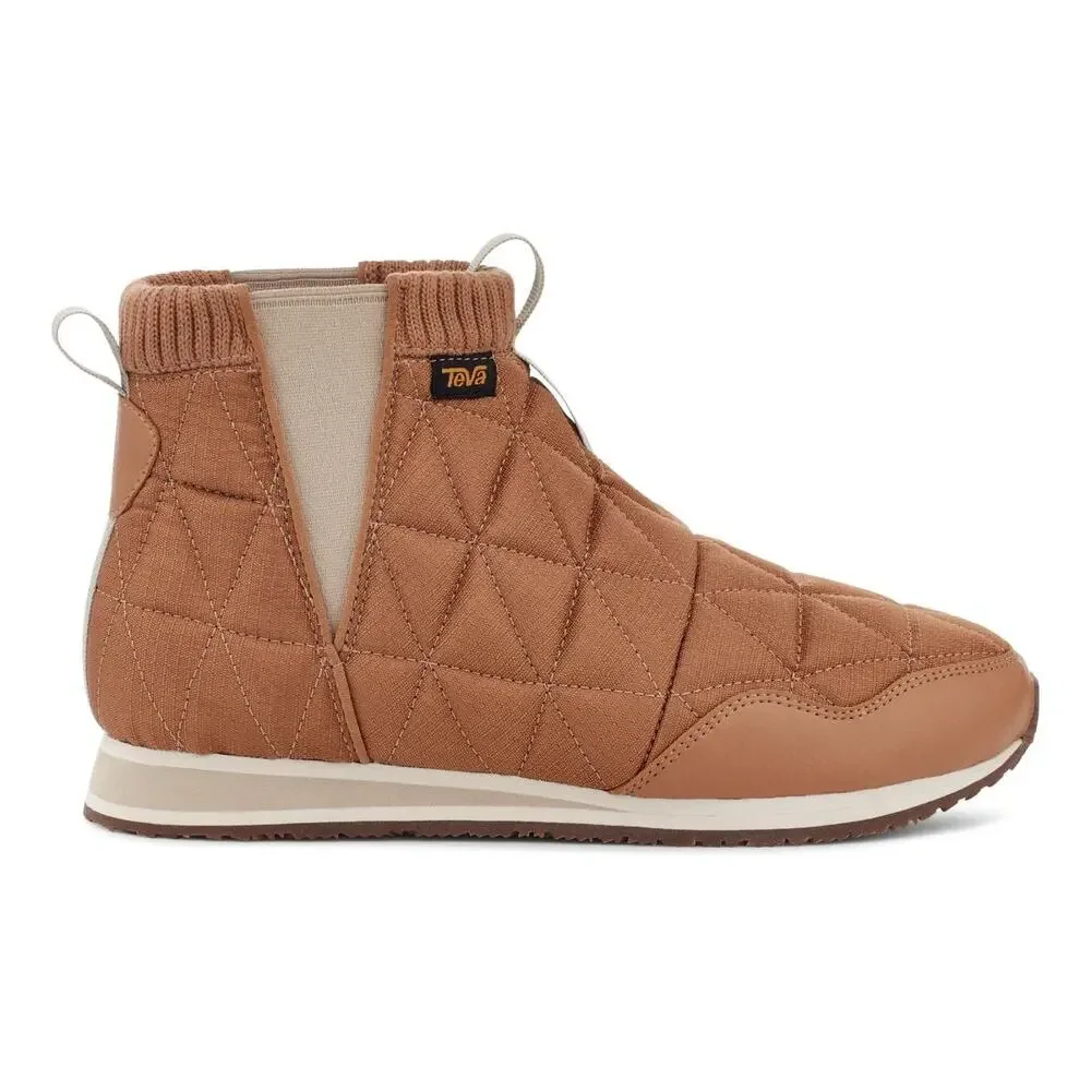Teva Women's ReEmber Mid Platform Boots Slip-On Tan/Brown Slip-on Sz 9